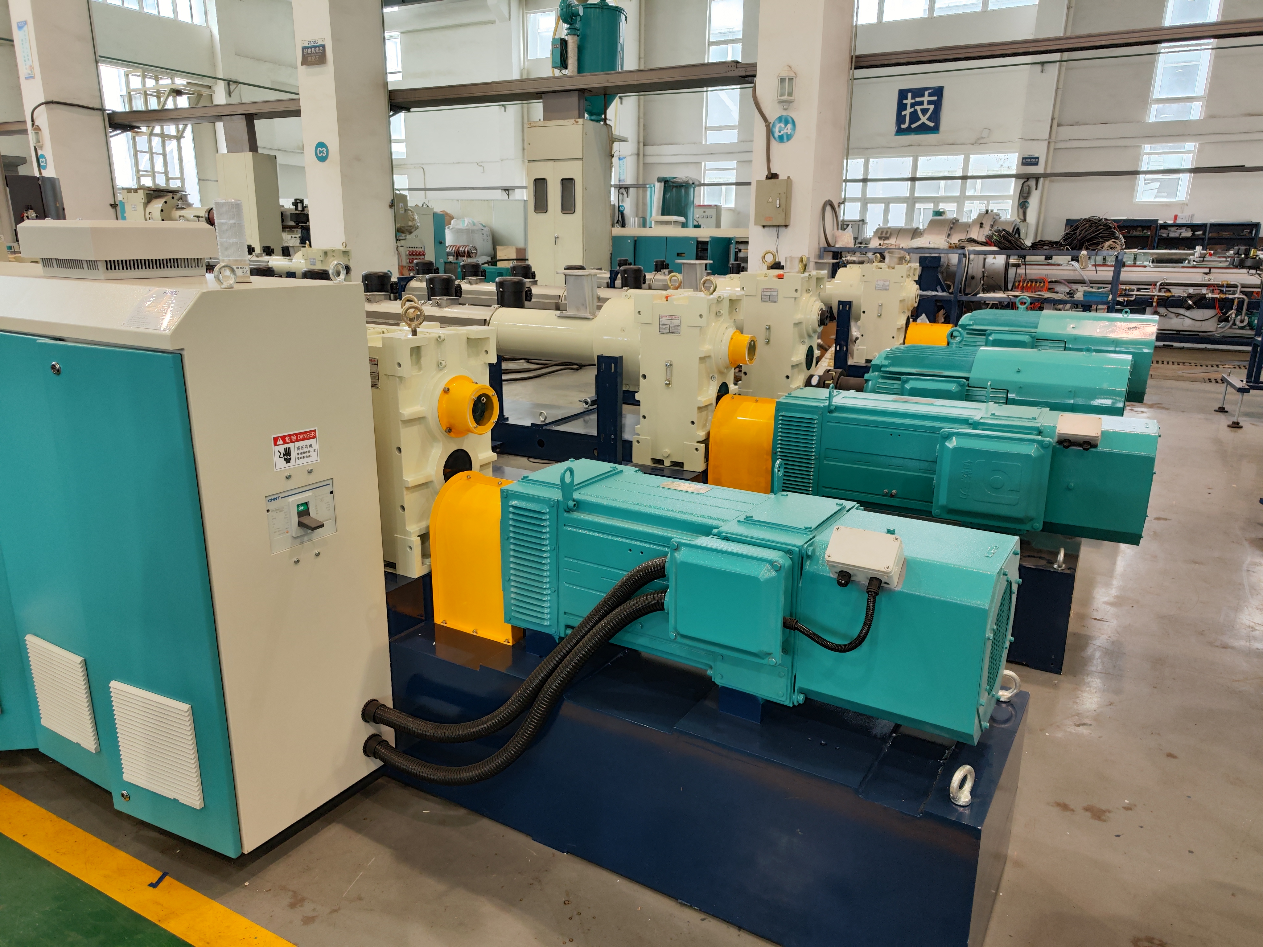 มอเตอร์กระแสสลับ YJP Variable Speed ​​สำหรับพลาสติก 3